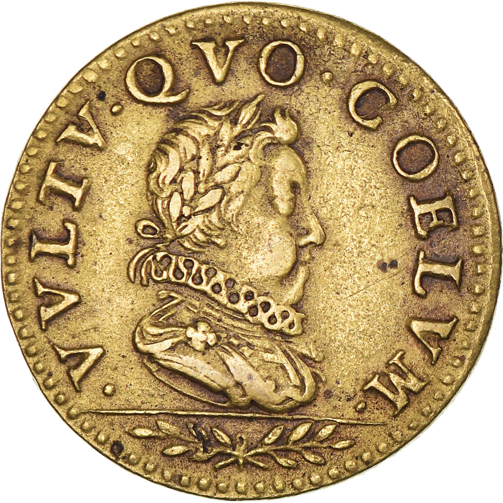 Frankrijk, Token, Louis XIII, Jeton en forme de Double Tournois, History, ZF+