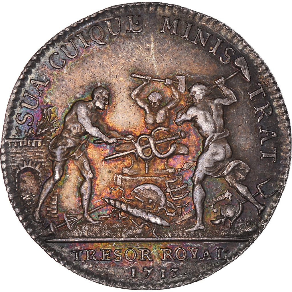 France, Jeton, Royal, Louis XIV, Trésor Royal, Négociations de la Paix