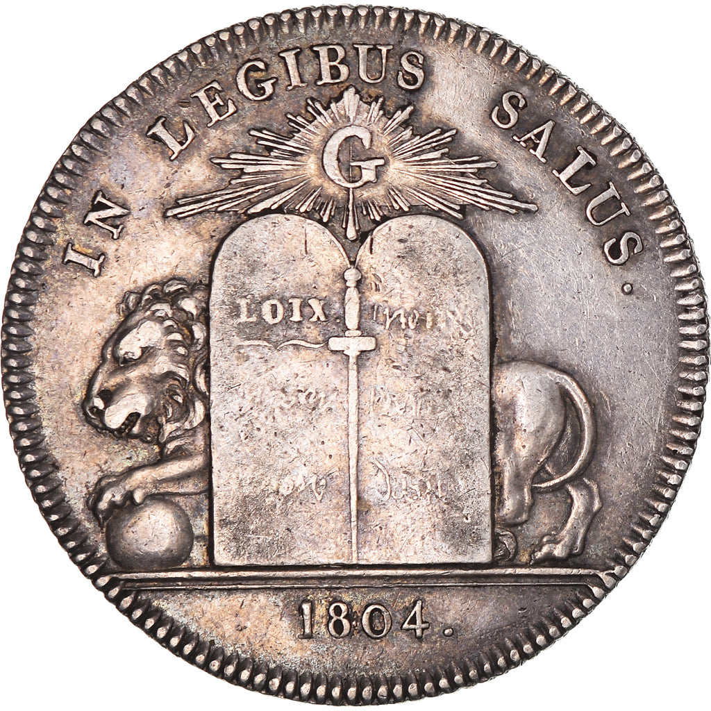 France, Jeton, Franc-Maçonnerie, Thémis, Maçonnique, 1804, SUP+, Argent