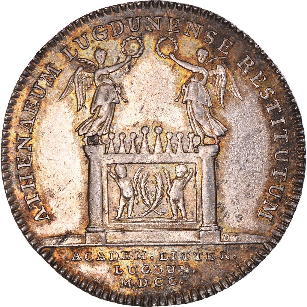 France, Token, Royal, Académies et Sociétés Savantes, Lyon, History, 1700