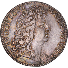 Francja, Token, Louis XIV, Trésor Royal, Historia, 1685, AU(50-53), Srebro