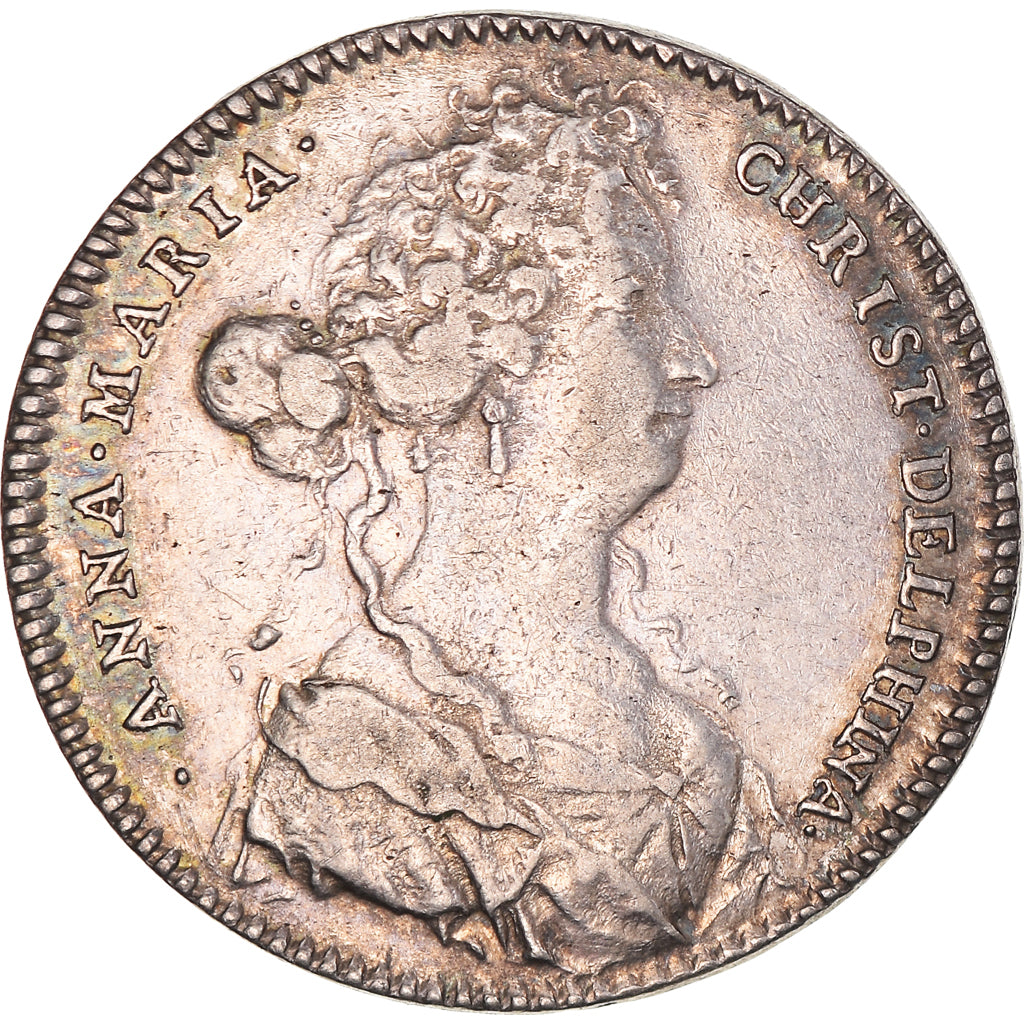 France, Token, Royal, Anne-Marie-Christine de Bavière, History, 1685, Pedigree