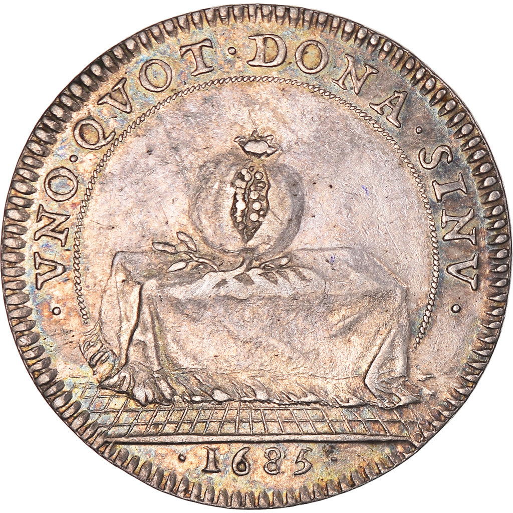 France, Token, Royal, Anne-Marie-Christine de Bavière, History, 1685, Pedigree