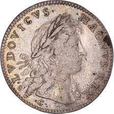 France, Token, Louis XIV, Trésor Royal, History, 1680, Pedigree, EF(40-45)