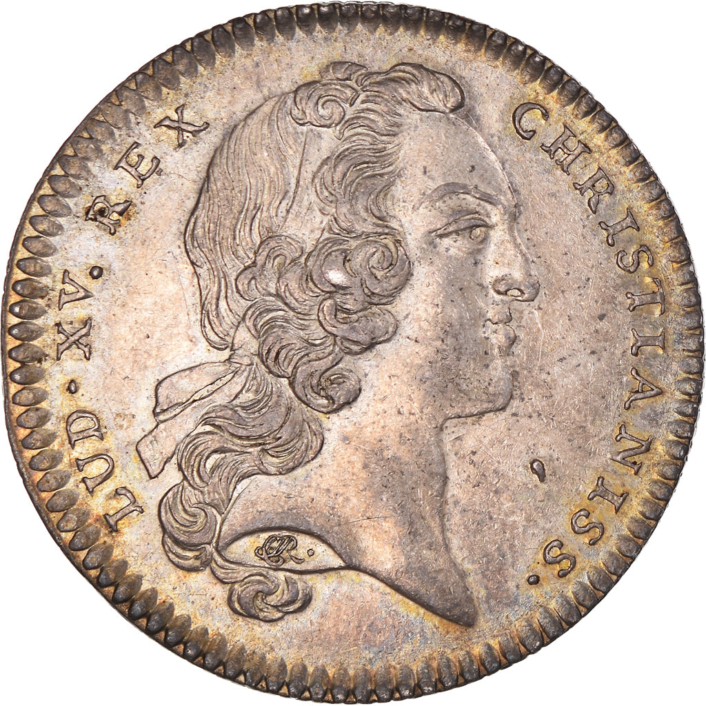 Frankrijk, Token, Louis XV, Notaires Royaux de Paris, History, 1720, PR, Zilver