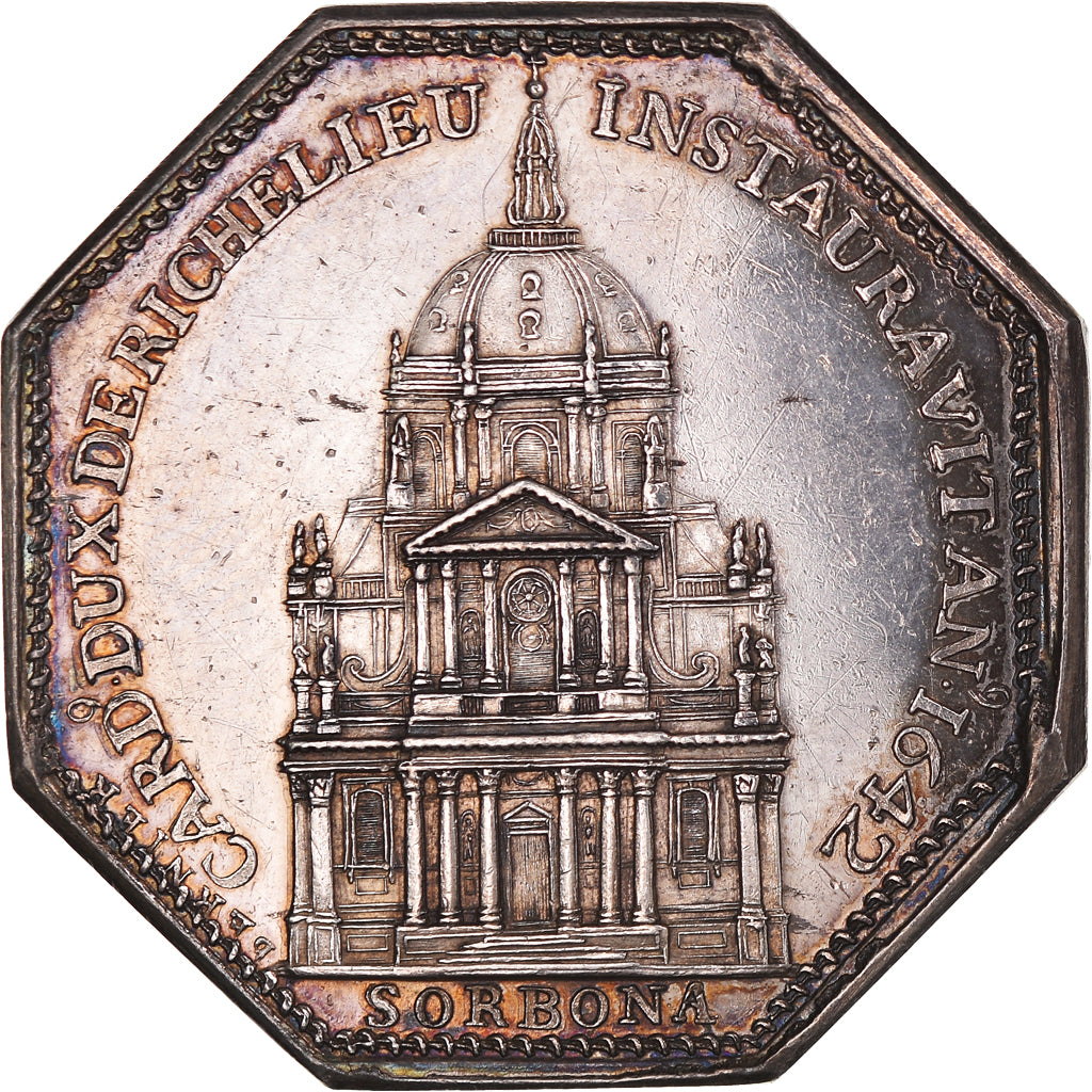 France, Token, Université de Paris, La Sorbonne, History, 1642, AU(55-58)