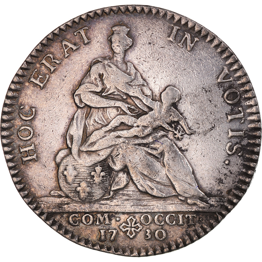 France, Token, Louis XV, Etats du Languedoc, Naissance du Dauphin, History