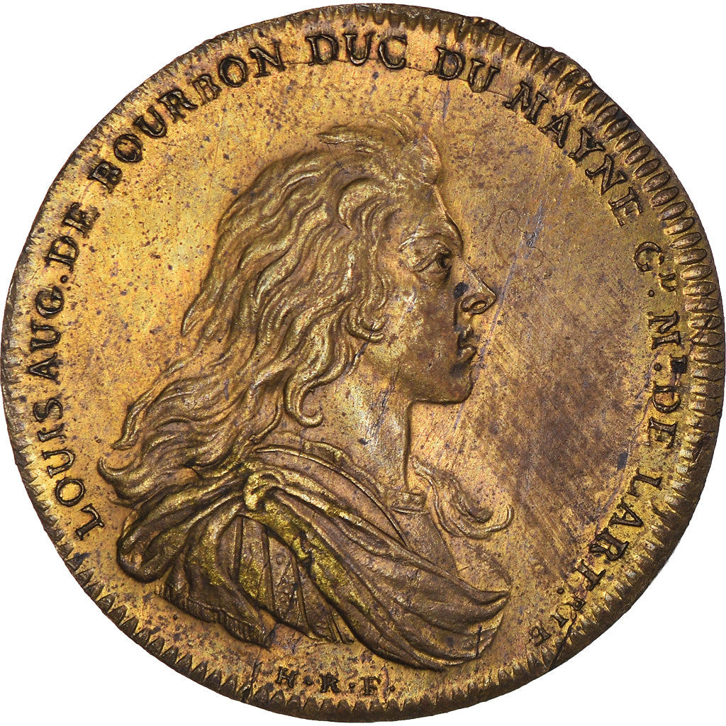 France, Jeton, Louis-Auguste de Bourbon, Duc du Maine, History, 1702, Pedigree
