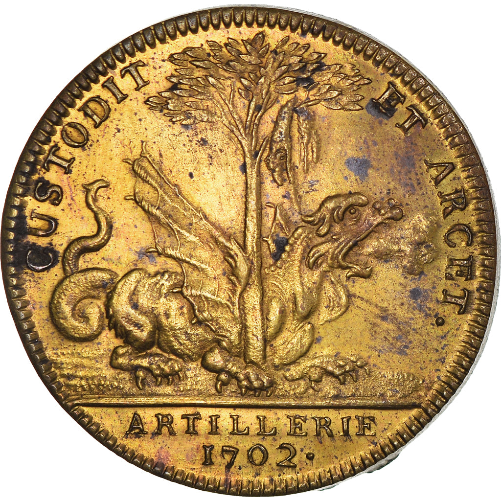 France, Jeton, Louis-Auguste de Bourbon, Duc du Maine, History, 1702, Pedigree