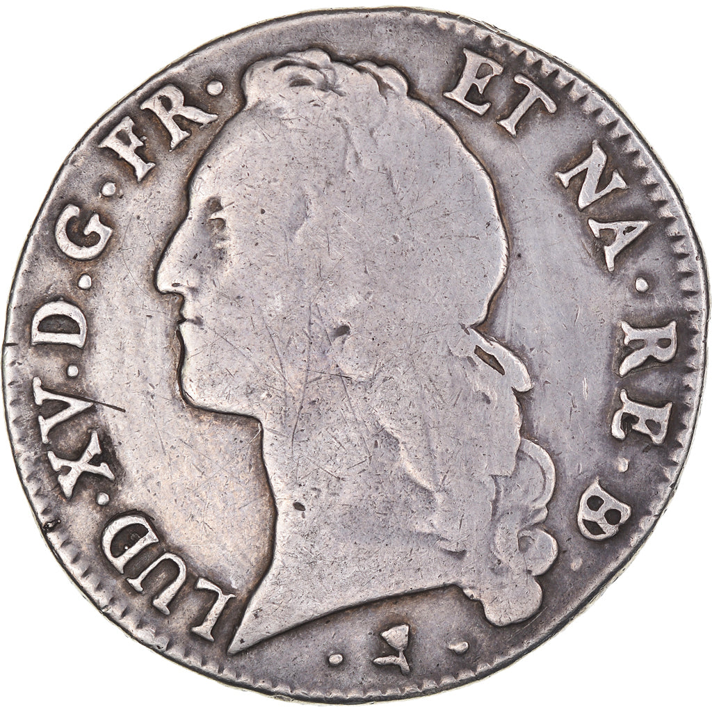 Coin, France, Louis XV, Écu de Béarn au bandeau, Ecu, 1770, Pau, VF(30-35)