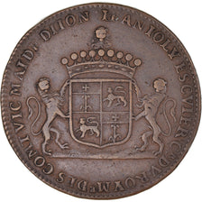 France, Token, Maires de Dijon, Jean Joly, History, 1689, EF(40-45), Copper