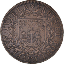 Frankreich, betaalpenning, Ile de France, De Faverolles, Receveur Général des