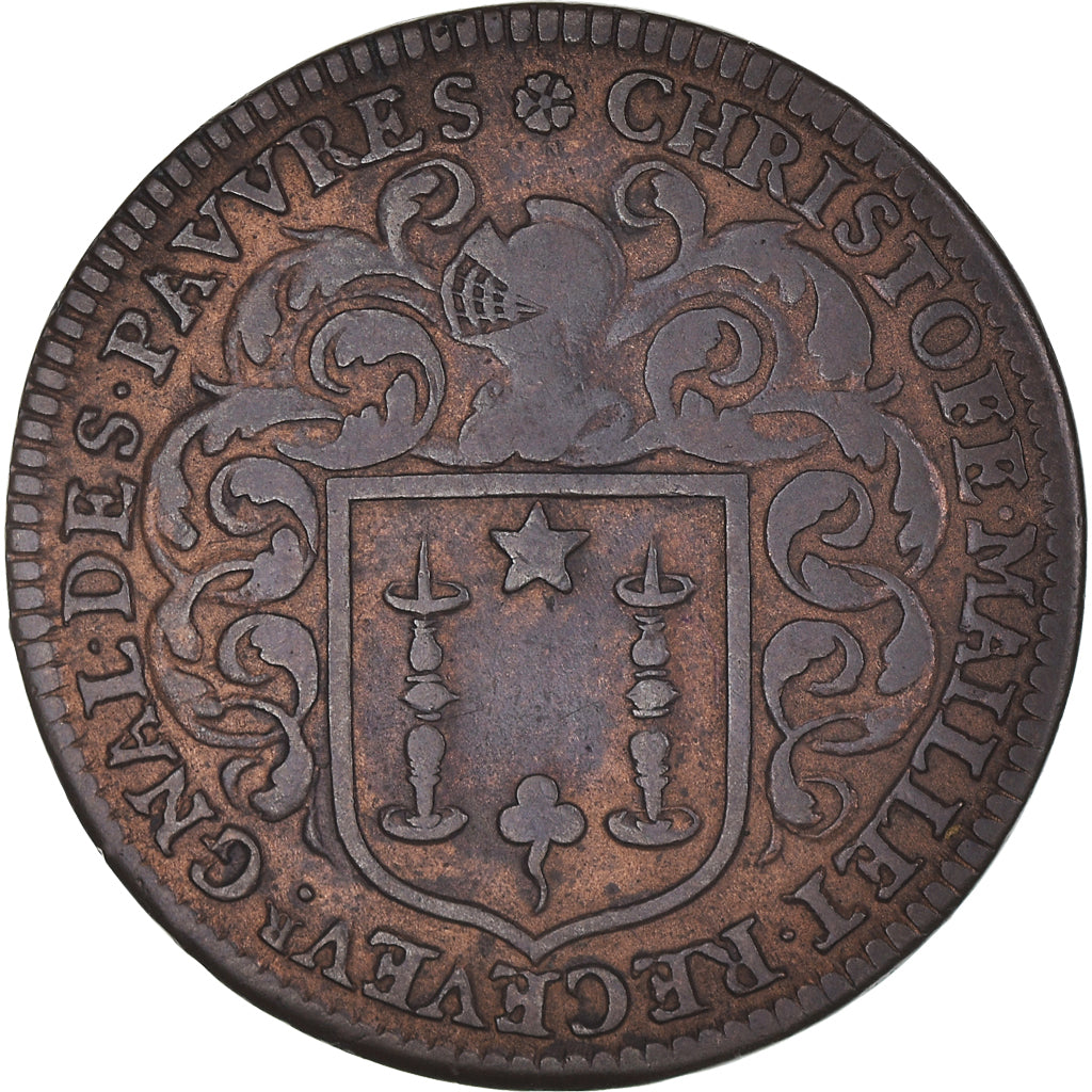 Frankreich, betaalpenning, Ile de France, Christophe Maillet, Receveur Général