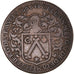França, Token, Ile de France, L. GELLAIN, História, 1666, VF(30-35), Cobre