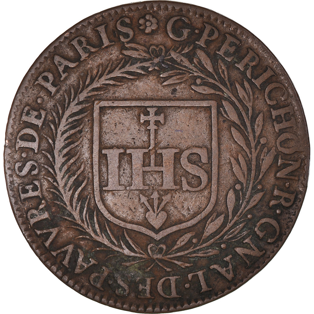 Frankreich, betaalpenning, Ile de France, Guillaume Perichon, Mercier, History