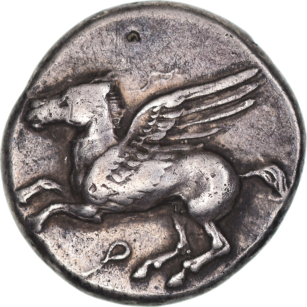 Coin, Stater, 345-307 BC, Corinth, Pégase à gauche, EF(40-45), Silver