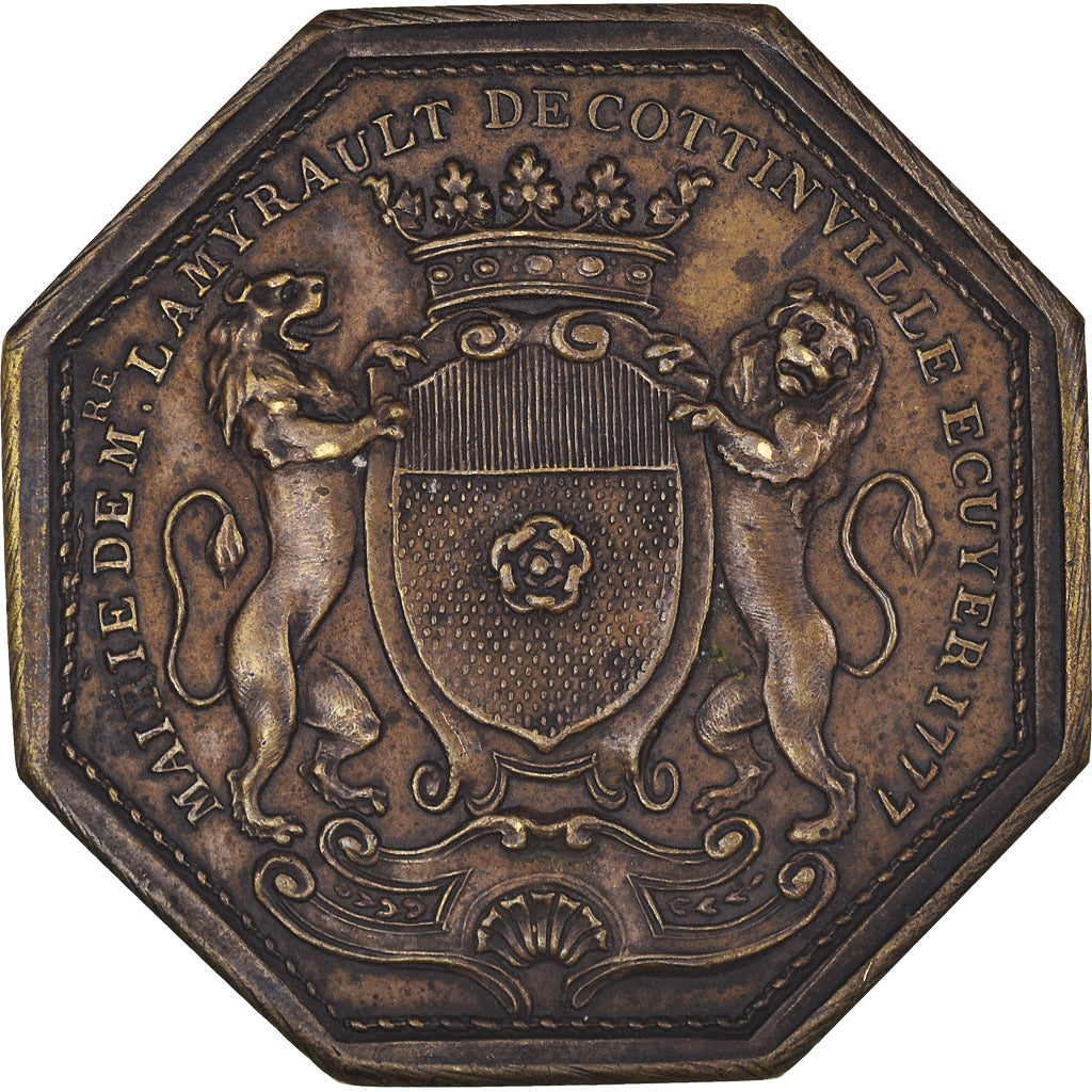 France, Token, Lamyrault de Cottinville, mairie d'Orléans., History, 1777