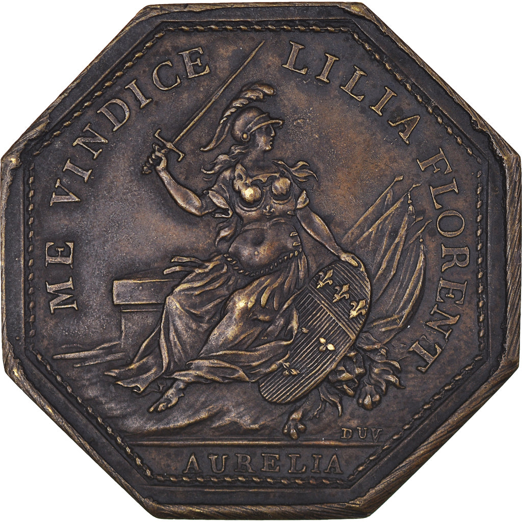 France, Token, Lamyrault de Cottinville, mairie d'Orléans., History, 1777
