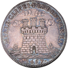 France, Token, Louis XIV, Etats de Bourgogne, History, 1657, MS(63), Silver