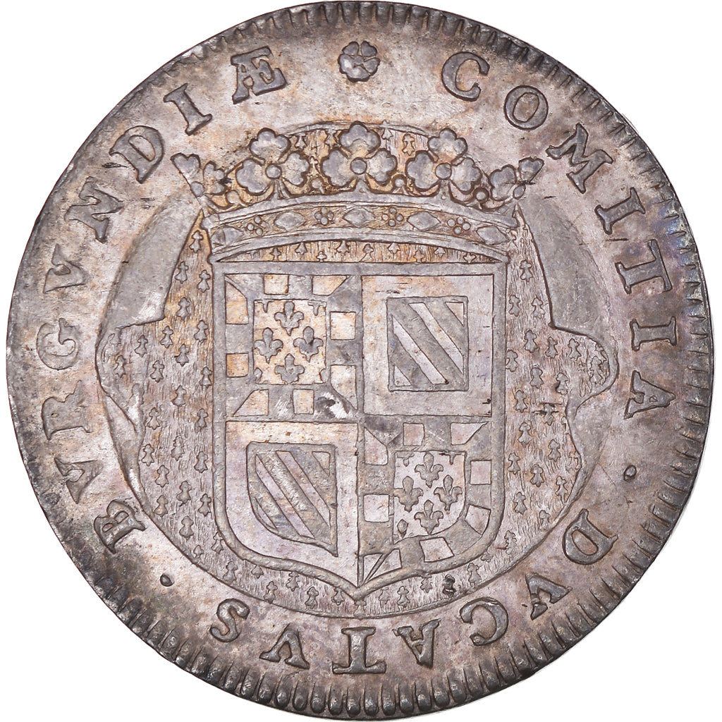 Francia, zeton, Louis XIV, Etats de Bourgogne, History, 1657, EBC, Plata