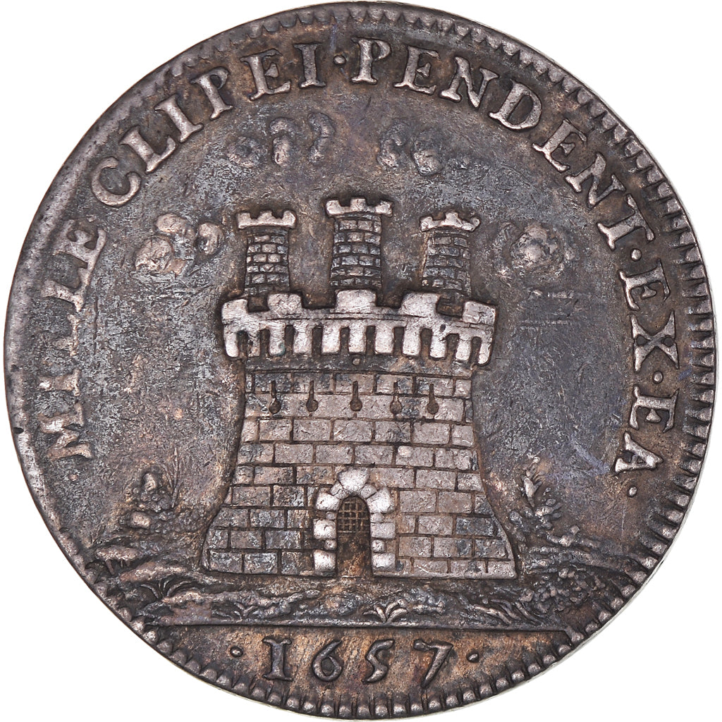 Francja, Token, Ludwik XIV, Etats de Bourgogne, Historia, 1657, AU(50-53)