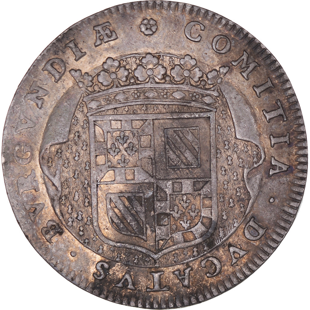 Francja, Token, Ludwik XIV, Etats de Bourgogne, Historia, 1657, AU(50-53)