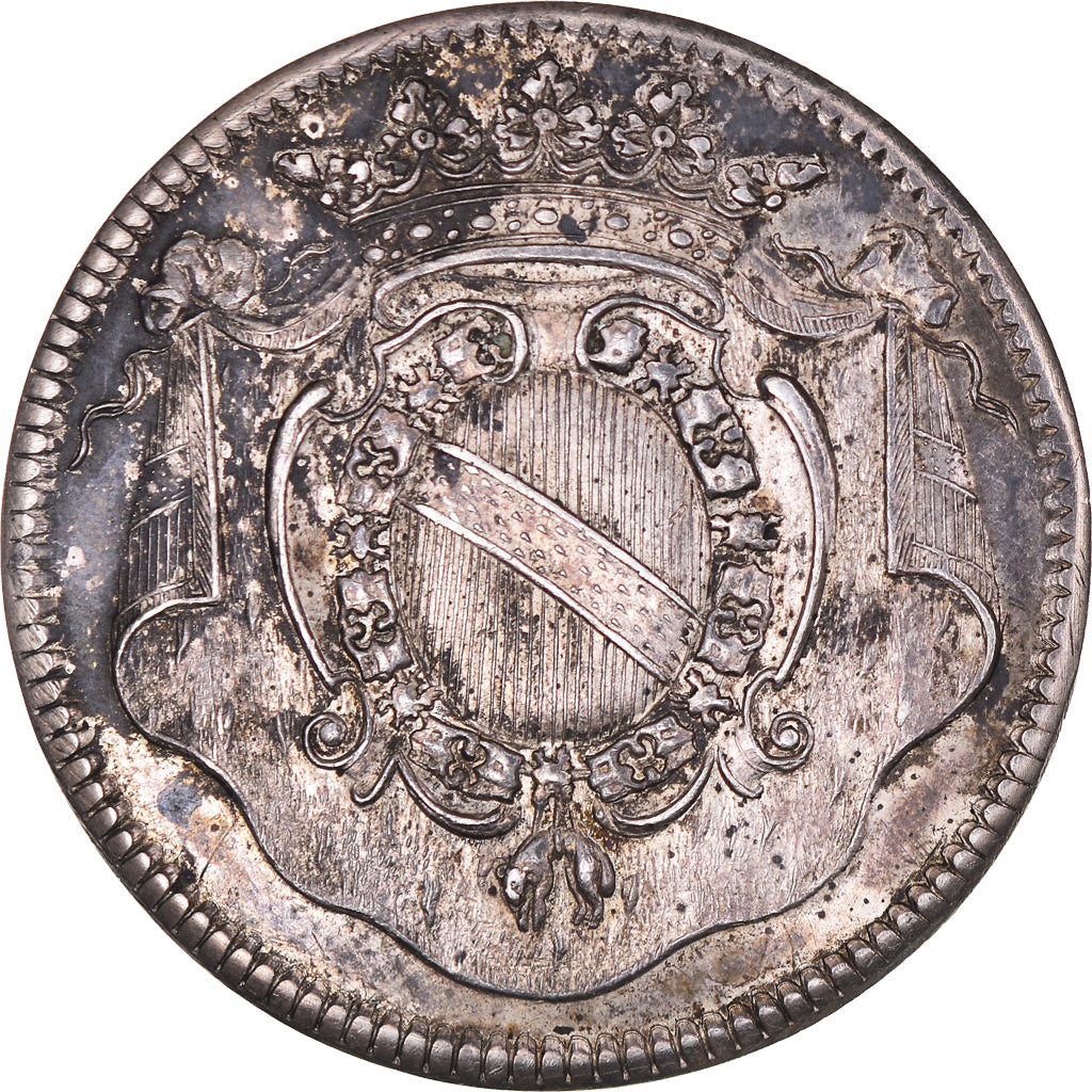 Francja, Token, Królewskie, Ludwik XV, Consiliis Armisque Fovet, Historia