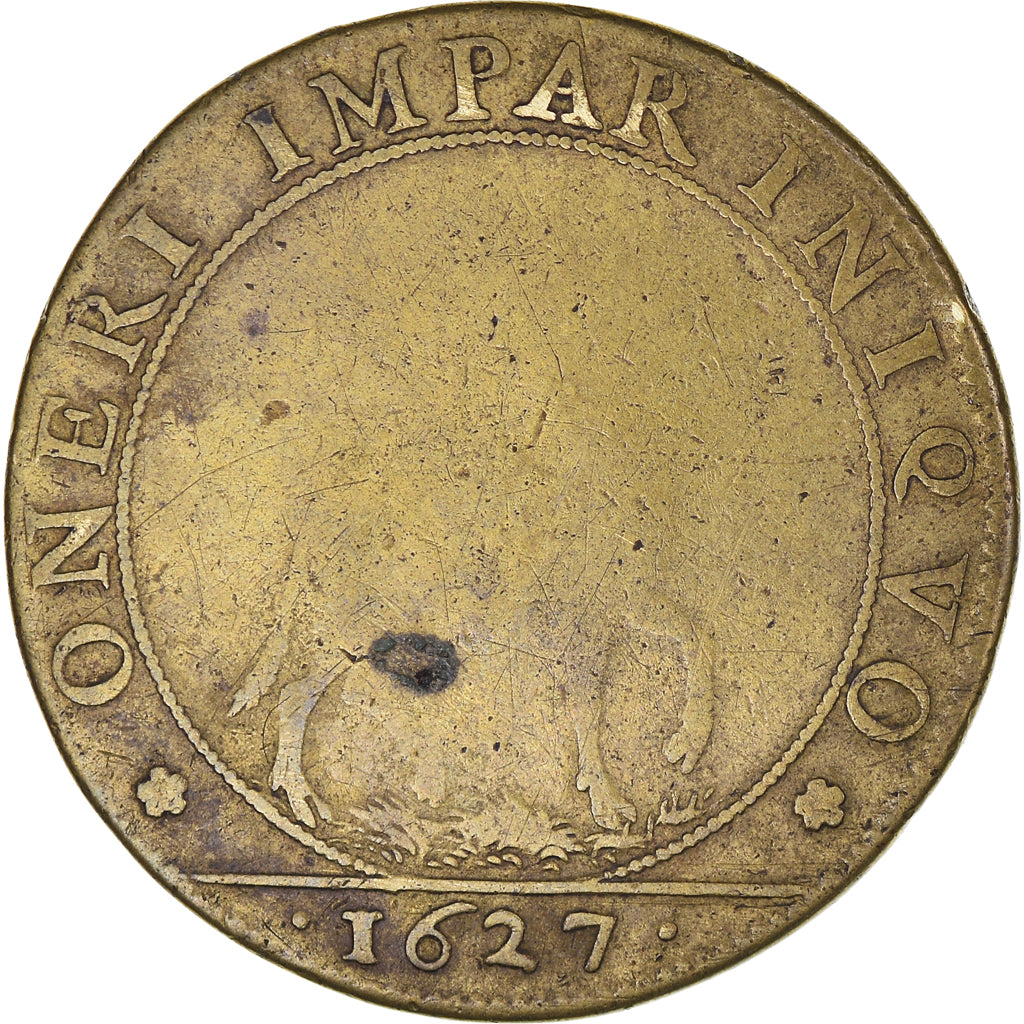 Francia, zeton, Royal, Etats de Bourgogne,  La Misère des Temps, History, 1627