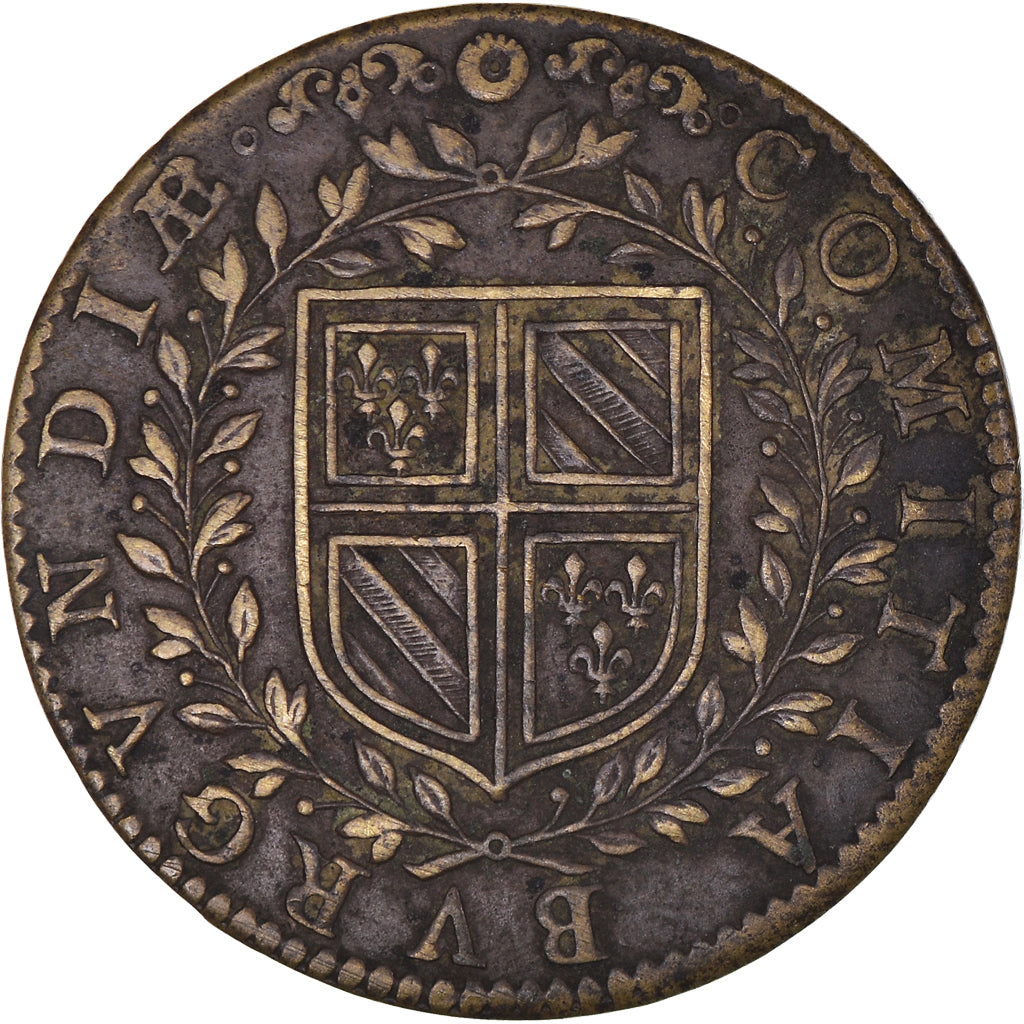 France, Token, Royal, Etats de Bourgogne, Avalanche de Misères, History, 1634