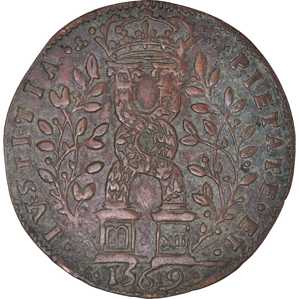 France, Token, Royal, Charles IX, Chambre des Comptes de Dijon, History, 1569