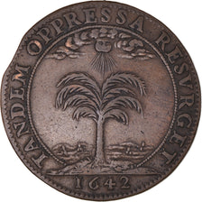 France, Token, Royal, Etats de Bourgogne, History, 1642, EF(40-45), Copper