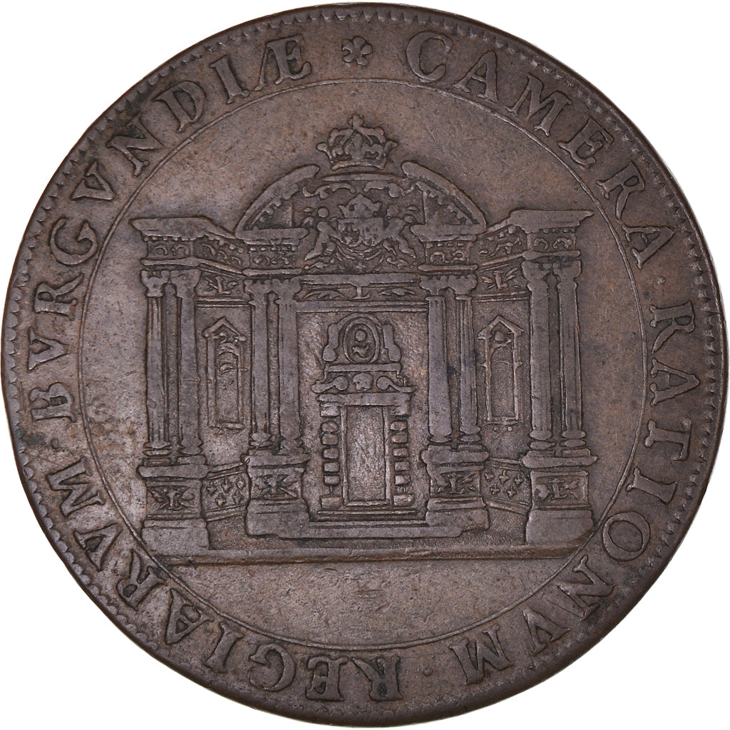 France, Token, Royal, Louis XIV, Chambre des Comptes de Dijon, History, 1648