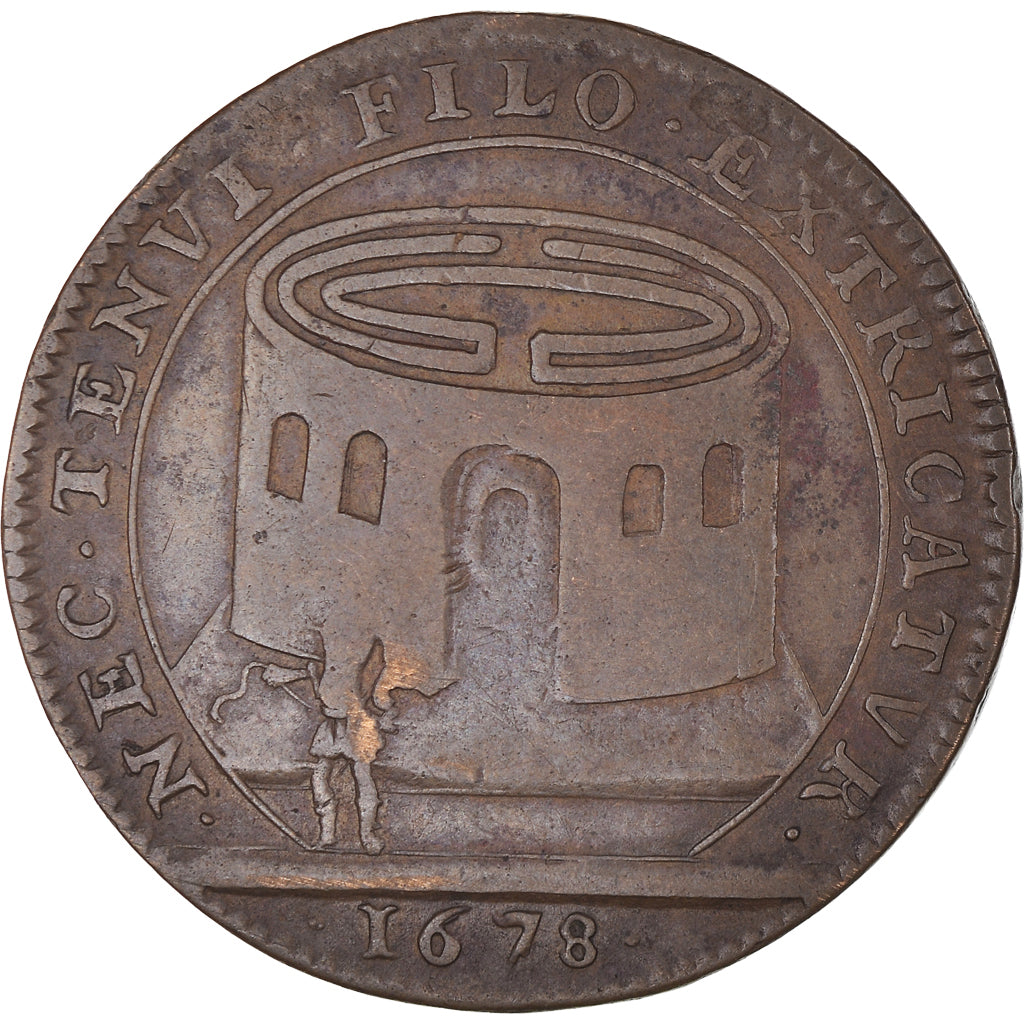 Frankrijk, Token, Royal, Etats de Bourgogne, Abraham de Thésut, Elu du Clergé