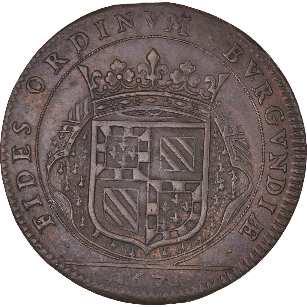 France, Token, Royal, Etats de Bourgogne, Contentement devant la Générosité