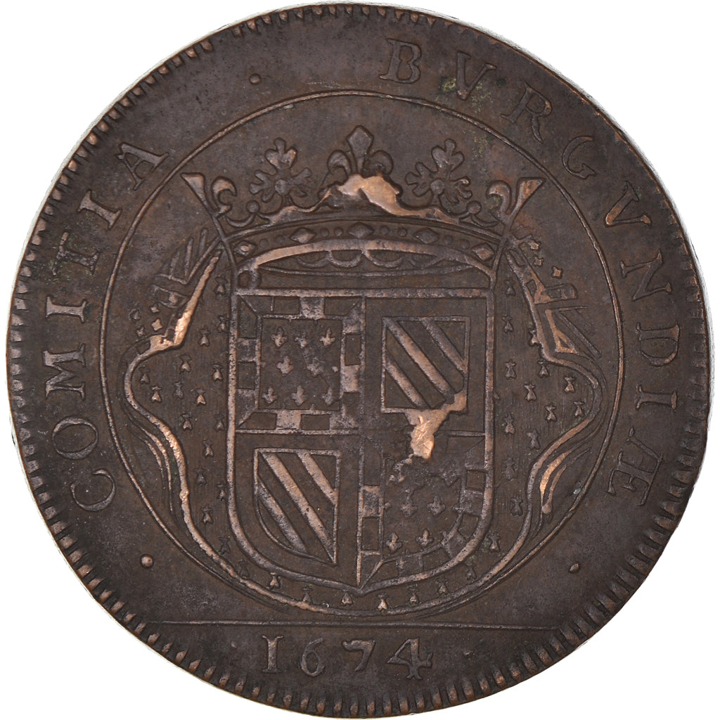 France, Token, Royal, Etats de Bourgogne, Seconde conquête de la