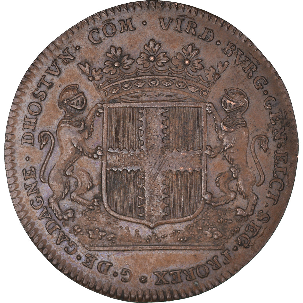 France, Token, Royal, Etats de Bourgogne, G. de Gadagne d’Hostun, Elu de la