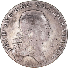 Coin, Poland, Friedrich August I, 1/3 Talara, 1814, VF(20-25), Silver