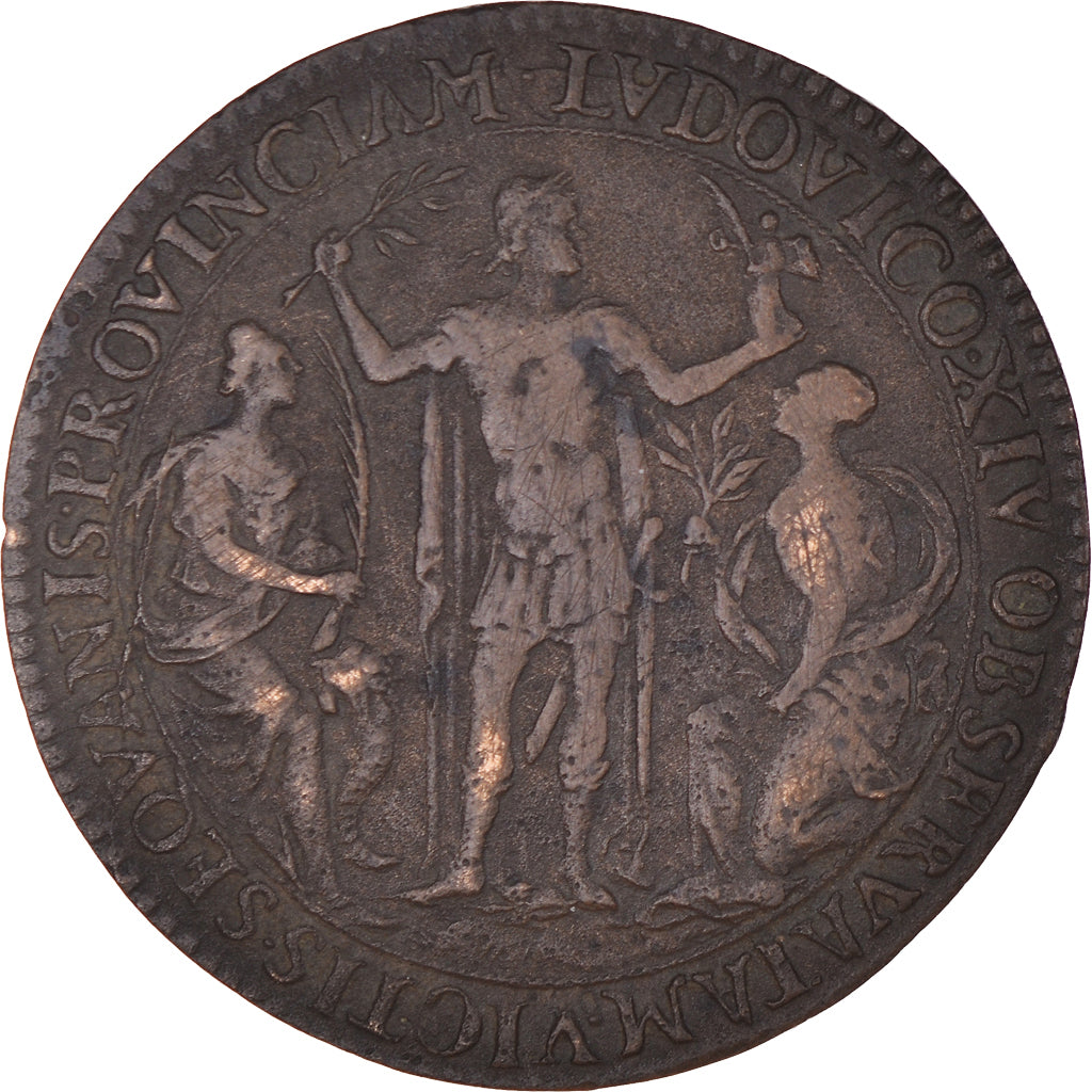 France, Token, Royal, Etats de Bourgogne,  Première Conquête de la