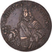 France, Token, Royal, Louis XIV, Paix et Justice, History, VF(30-35), Copper