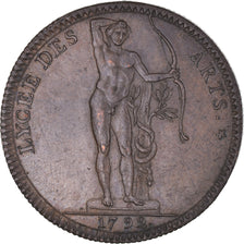 France, Jeton, Lycée des Arts, History, 1792, SUP+, Cuivre, Feuardent:4473 a