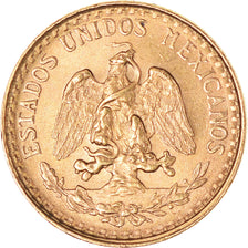 Munten, Mexico, 2 Pesos, 1945, Mexico City, UNC-, Goud, KM:461