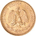 Moneda, México, 2 Pesos, 1945, Mexico City, SC, Oro, KM:461