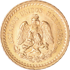 Coin, Mexico, 2 1/2 Pesos, 1945, Mexico, MS(63), Gold, KM:20