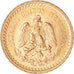 Coin, Mexico, 2 1/2 Pesos, 1945, Mexico, MS(63), Gold, KM:20