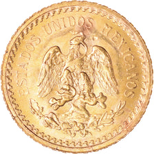 Coin, Mexico, 2 1/2 Pesos, 1945, Mexico, MS(63), Gold, KM:20
