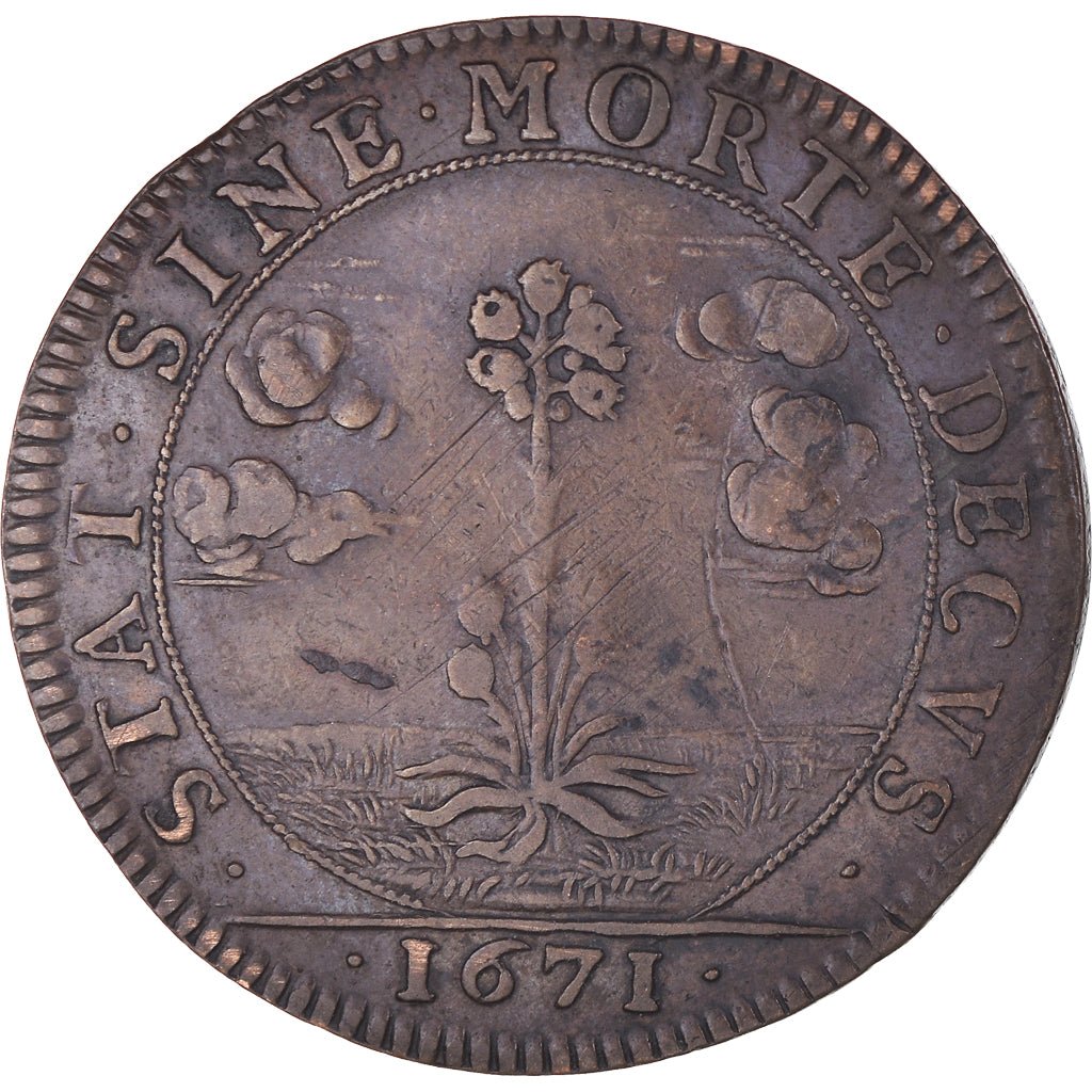 Francja, Token, Królewskie, Marie Thérèse d'Autriche, Historia, 1671