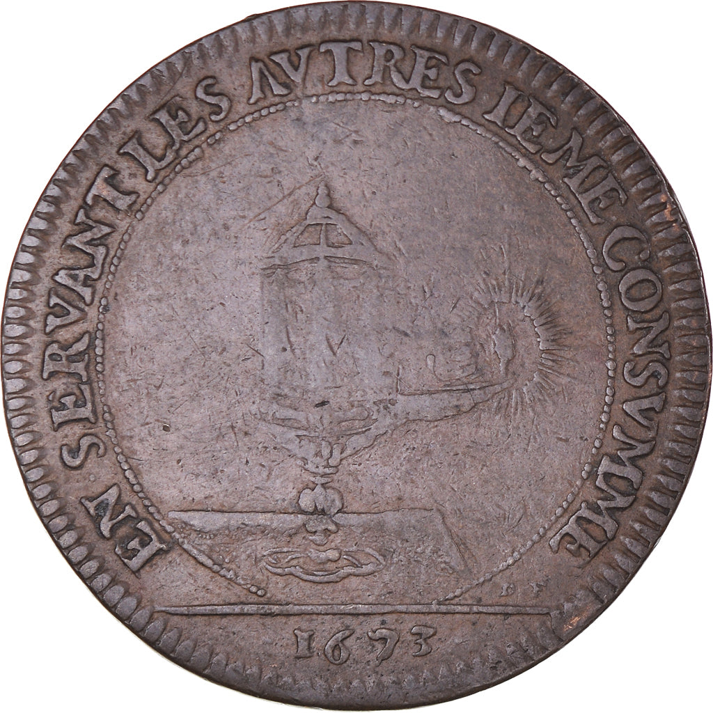 Switzerland, Token, Confédération Helvétique, F.Besson, Capitaine des Gardes
