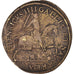 France, Token, Royal, Henri IV Le Grand, History, 1596, VF(30-35), Brass