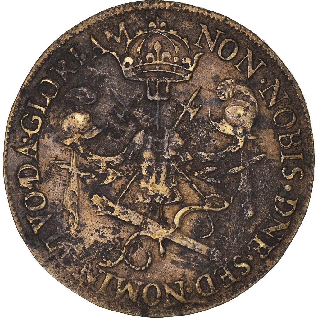 France, Token, Royal, Henri II, History, EF(40-45), Brass