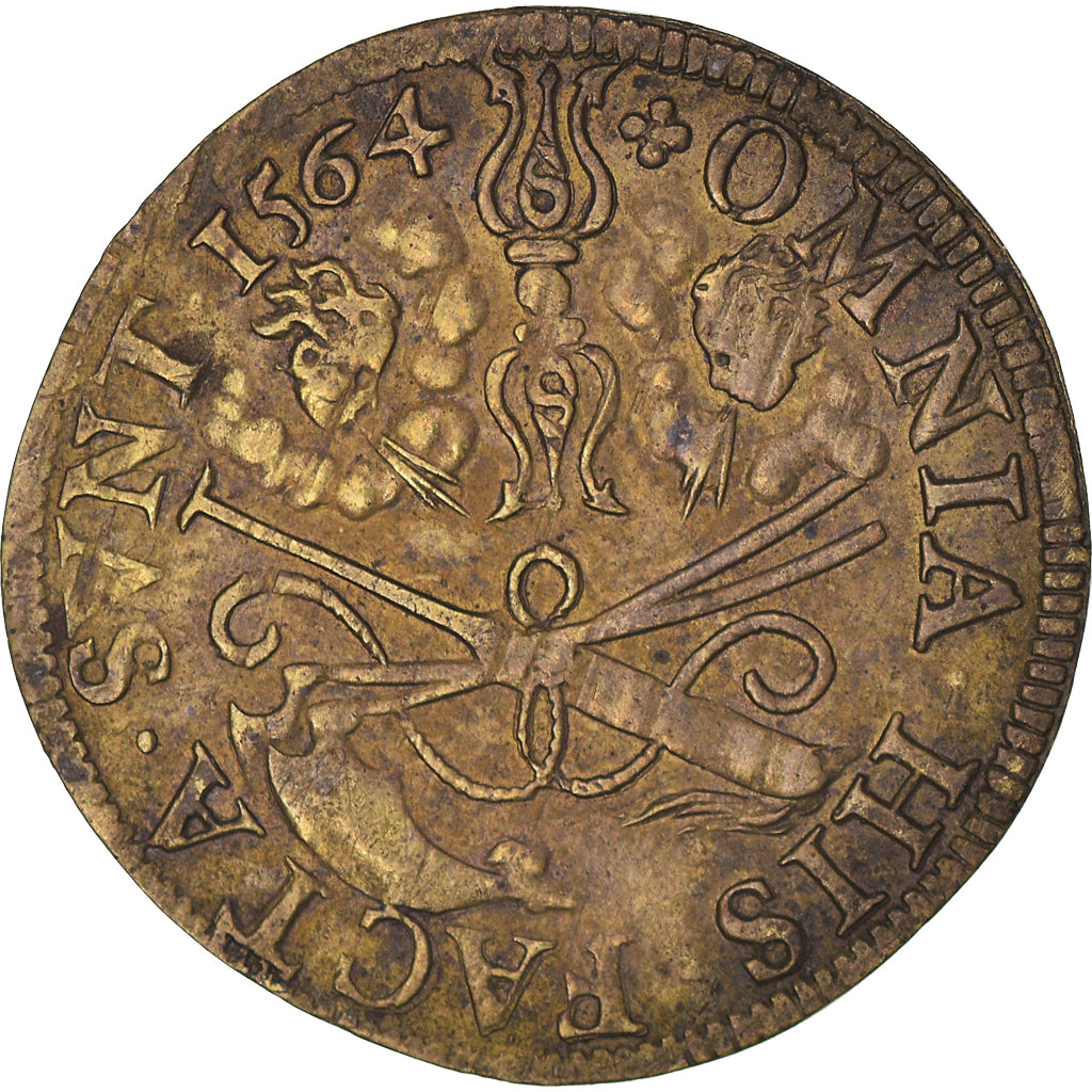 France, Token, Royal, Charles IX, Les 4 Eléments, History, 1564, EF(40-45)